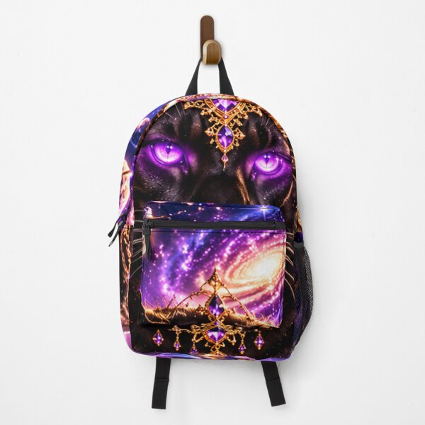 Item preview, Amethyst Guardian | Mystical Black Panther designed and sold by PurvaNimfaMagic.