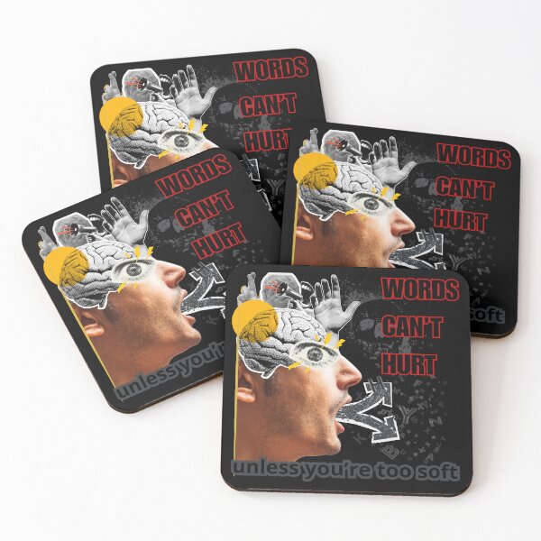 Item preview, Words can't hurt designed and sold by Rex Vox.