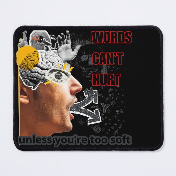 Item preview, Words can't hurt designed and sold by Rex Vox.