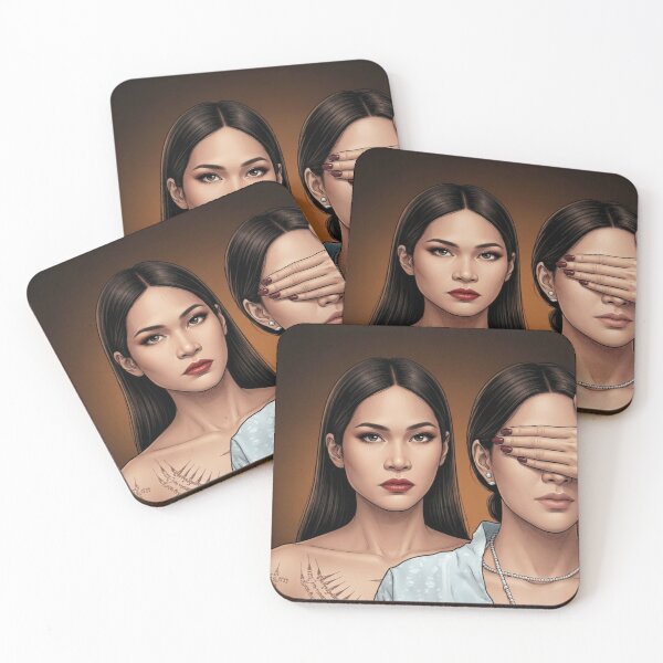Item preview, BinOon Never Khom Thai GL Series Actress Lgbtq+ Comic Book Art Home Wall Decor Print Poster Pride TV Movie Music designed and sold by Mind Space.