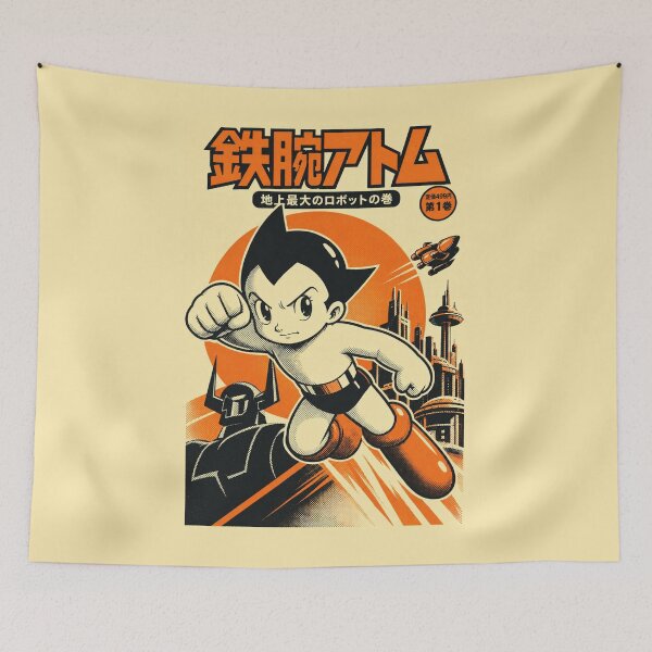 Item preview, Retro Japanese Robot Manga Poster designed and sold by zumerdiego.