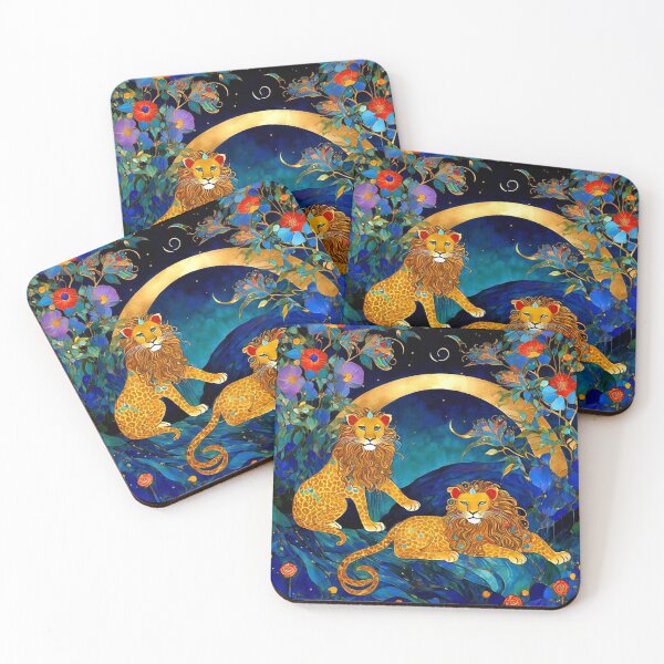 Item preview, Lions In the Garden designed and sold by TheDarkWardrobe.