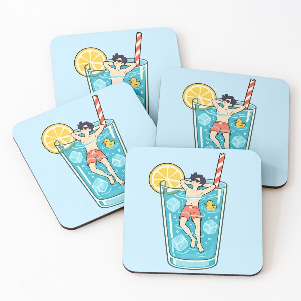Item preview, Funny Drink – Swimmer and Duck in a Glass designed and sold by karamram.