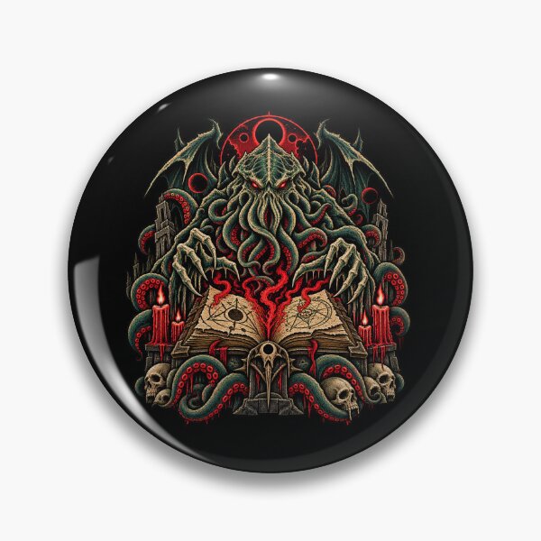 Item preview, Cthulhu Necronomicon Eldritch Horror designed and sold by Pandaburba.