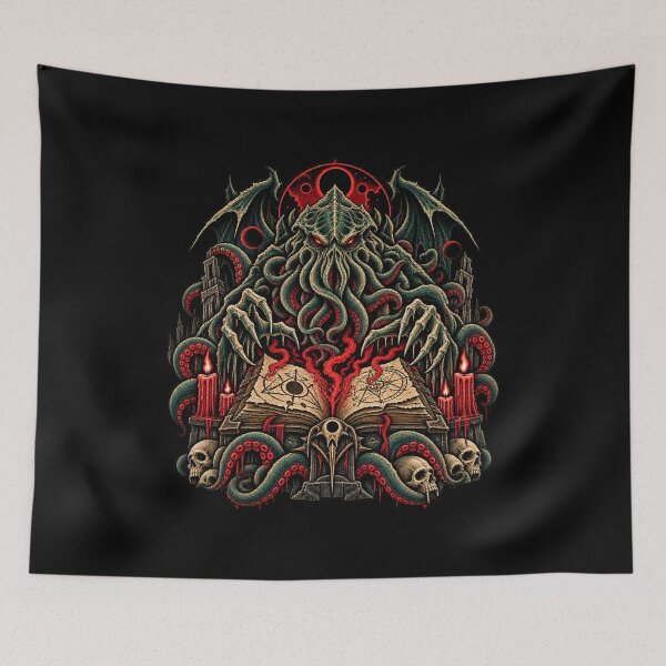 Item preview, Cthulhu Necronomicon Eldritch Horror designed and sold by Pandaburba.