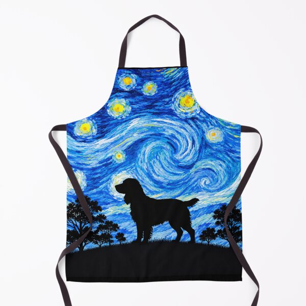 Item preview, Funny Boykin Spaniel Dog Starry Night Painting Moon Star Mom Dad Kids designed and sold by FurryHavenPH.