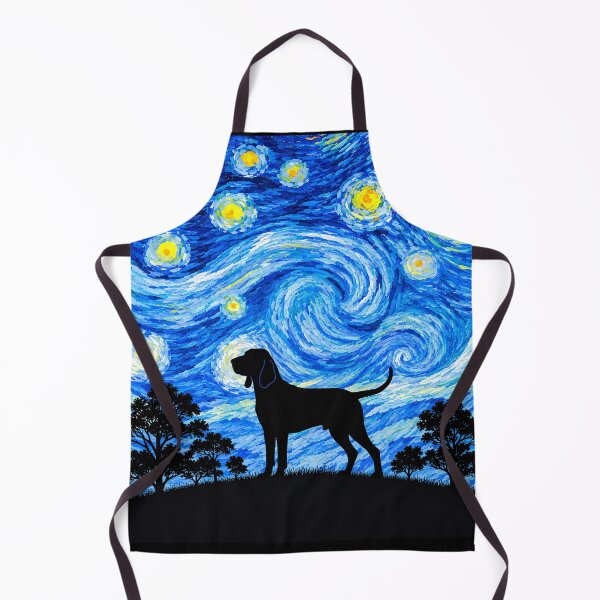 Item preview, Funny Bracco Italiano Dog Starry Night Painting Moon Star Mom Dad Kids designed and sold by FurryHavenPH.