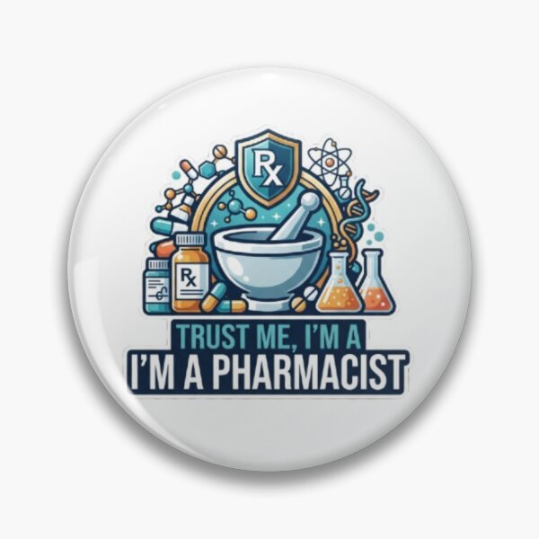 Item preview, Trust Me, I'm a Pharmacist – Professional Pharmacy Apparel designed and sold by PixelStyle Studio.