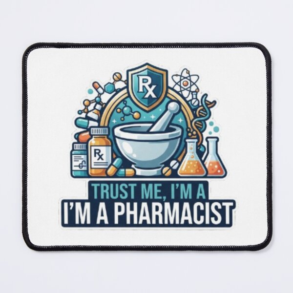 Item preview, Trust Me, I'm a Pharmacist – Professional Pharmacy Apparel designed and sold by PixelStyle Studio.