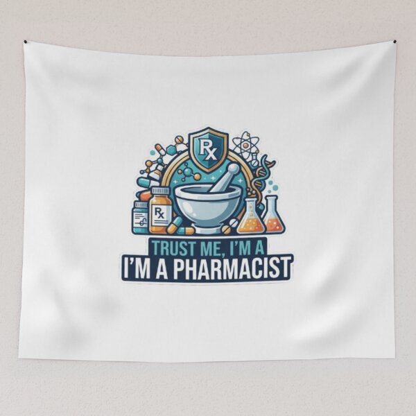 Item preview, Trust Me, I'm a Pharmacist – Professional Pharmacy Apparel designed and sold by PixelStyle Studio.