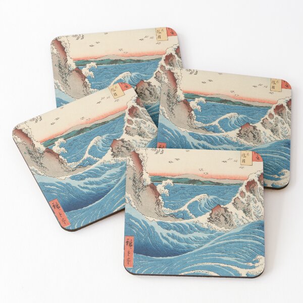 Item preview, Awa Province: Naruto Whirlpools by Hiroshige, 1855 designed and sold by Exhumed Archives.
