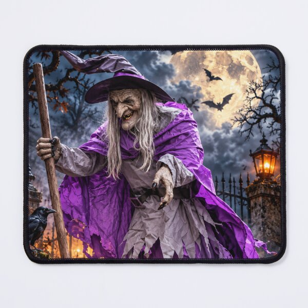 Item preview, Moonlit Witch of the Haunted Graveyard designed and sold by Kimberly Palmer.