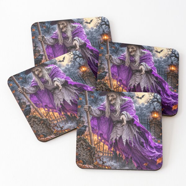 Item preview, Moonlit Witch of the Haunted Graveyard designed and sold by Kimberly Palmer.