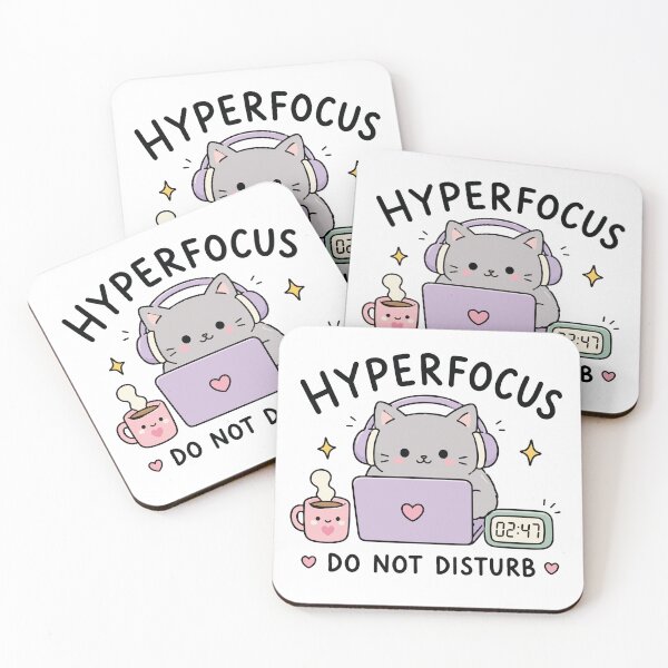 Item preview, Hyperfocus Do Not Disturb ADHD Humor designed and sold by CleanDecor.