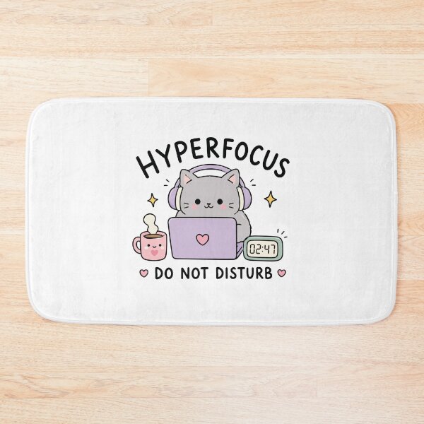 Item preview, Hyperfocus Do Not Disturb ADHD Humor designed and sold by CleanDecor.