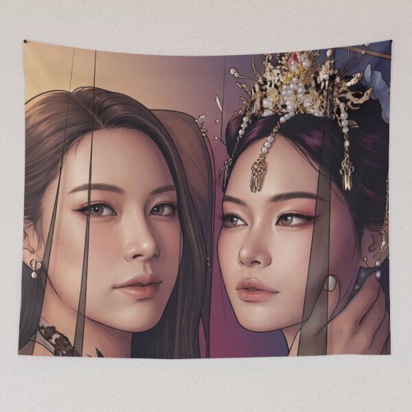 Item preview, BSL & PWT BinOon Exotic Thai GL Actress Lgbtq+ Comic Book Art Home Wall Decor Print Poster Pride TV Series Movie Music designed and sold by Mind Space.