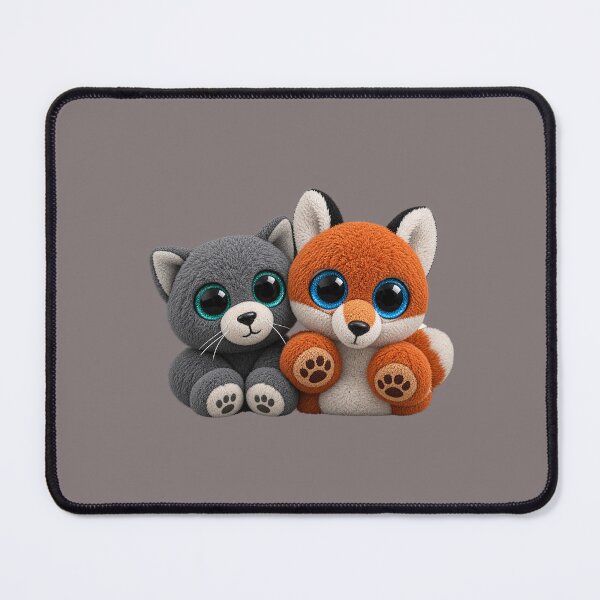 Item preview, Cat and Fox Plush designed and sold by AnnaW1996.