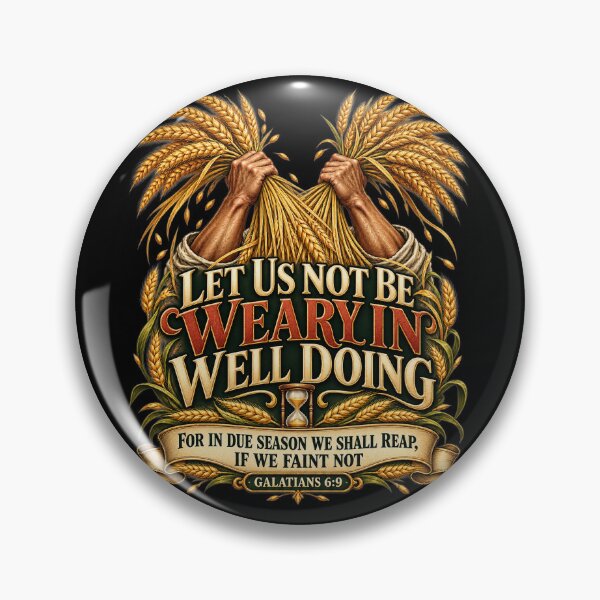 Item preview, Let Us Not Be Weary — Galatians 6:9 designed and sold by ChristianLife.