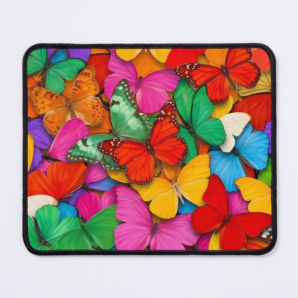 Item preview, Vivid Butterfly Kaleidoscope Pattern - Rainbow Spectrum of Monarchs & More designed and sold by SOOstudio73.