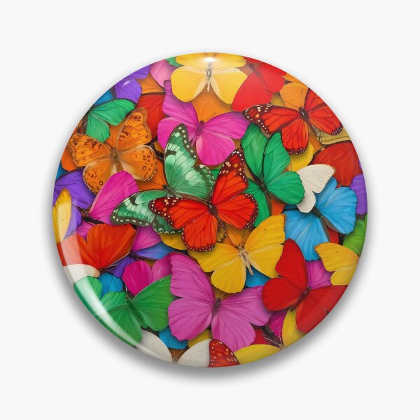 Item preview, Vivid Butterfly Kaleidoscope Pattern - Rainbow Spectrum of Monarchs & More designed and sold by SOOstudio73.