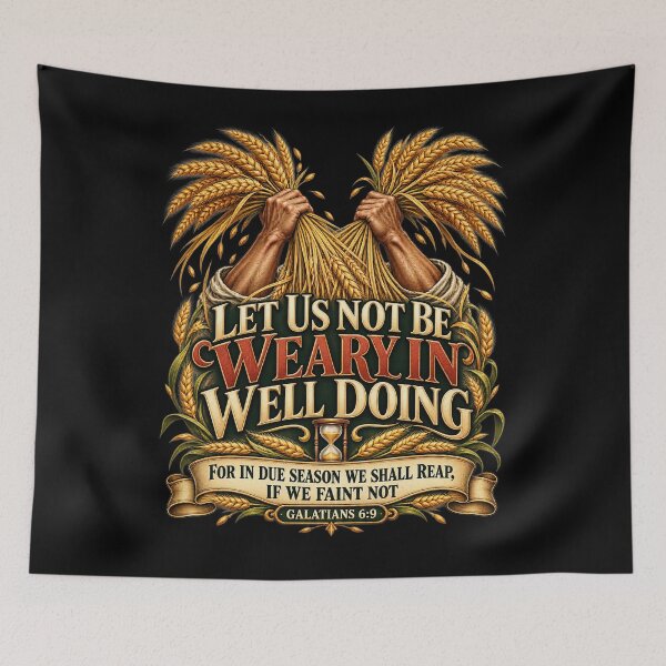 Item preview, Let Us Not Be Weary — Galatians 6:9 designed and sold by ChristianLife.