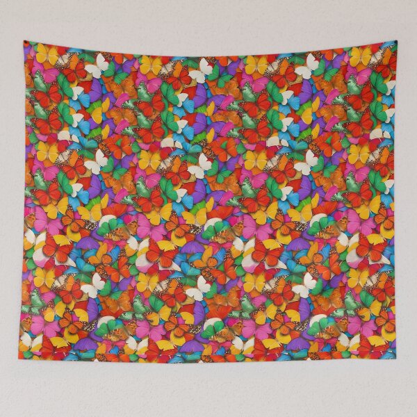 Item preview, Vivid Butterfly Kaleidoscope Pattern - Rainbow Spectrum of Monarchs & More designed and sold by SOOstudio73.