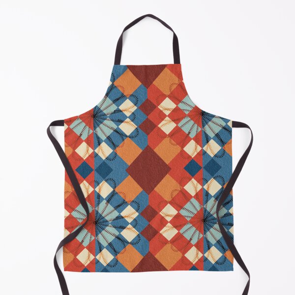 Item preview, Quilt Star Kaleidoscope Red and Blue Folk Art designed and sold by AKateWillett.