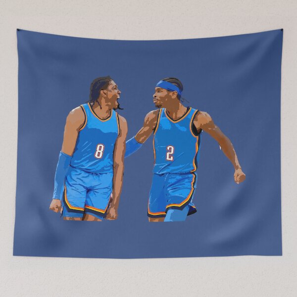 Item preview, Jalen Williams & Shai Gilgeous-Alexander designed and sold by raffrasta.