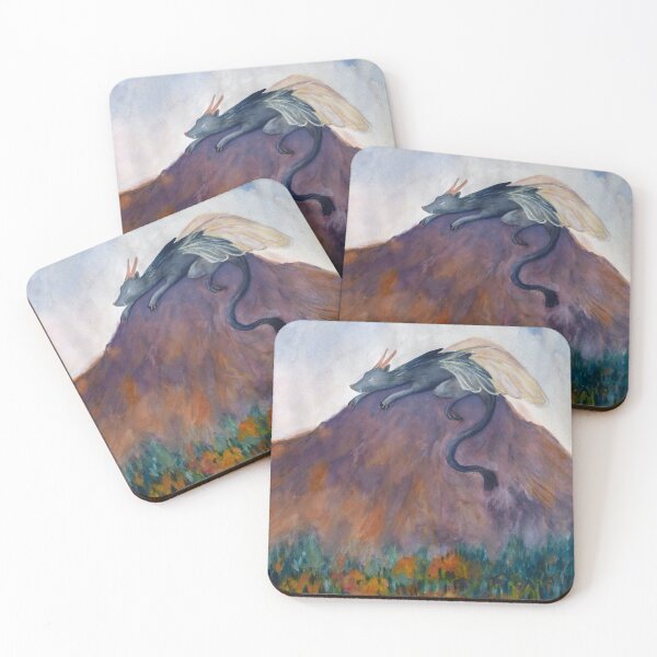 Item preview, Dragon Resting on an Autumn Mountain designed and sold by rusmashart.