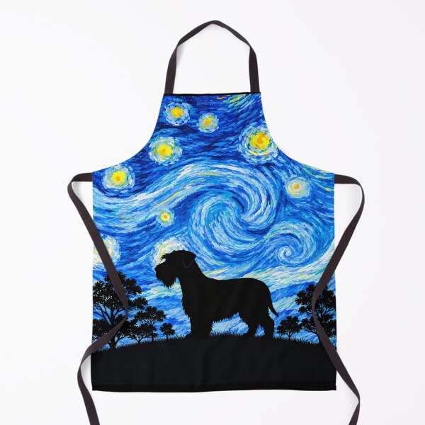 Item preview, Funny Cesky Terrier Dog Starry Night Painting Moon Star Mom Dad Kids designed and sold by FurryHavenPH.
