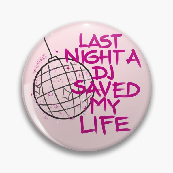 Item preview, last night a dj saved my life designed and sold by Tanya Zevallos.