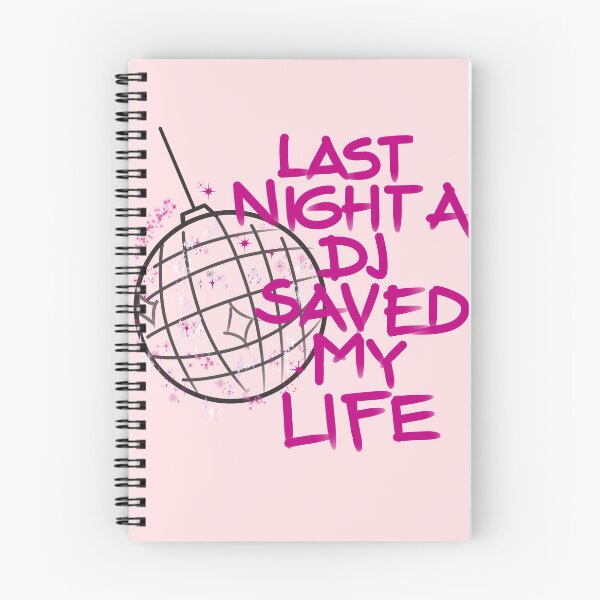 Item preview, last night a dj saved my life designed and sold by Tanya Zevallos.