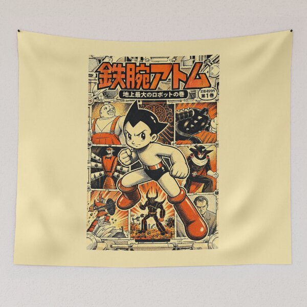 Item preview, Retro Japanese Robot Manga Poster designed and sold by zumerdiego.