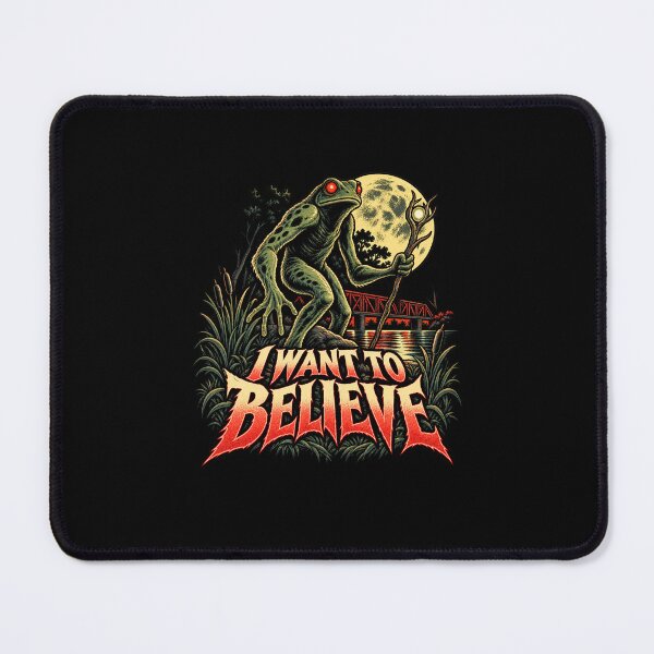 Item preview, Loveland Frogman I Want to Believe Cryptid designed and sold by Pandaburba.