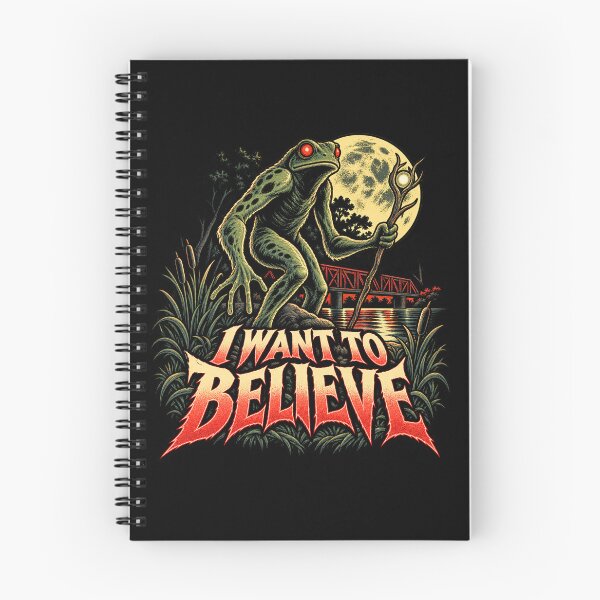 Item preview, Loveland Frogman I Want to Believe Cryptid designed and sold by Pandaburba.