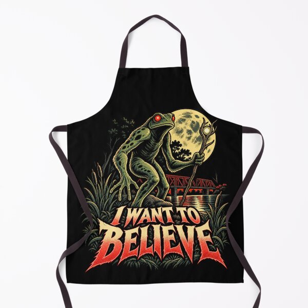 Item preview, Loveland Frogman I Want to Believe Cryptid designed and sold by Pandaburba.