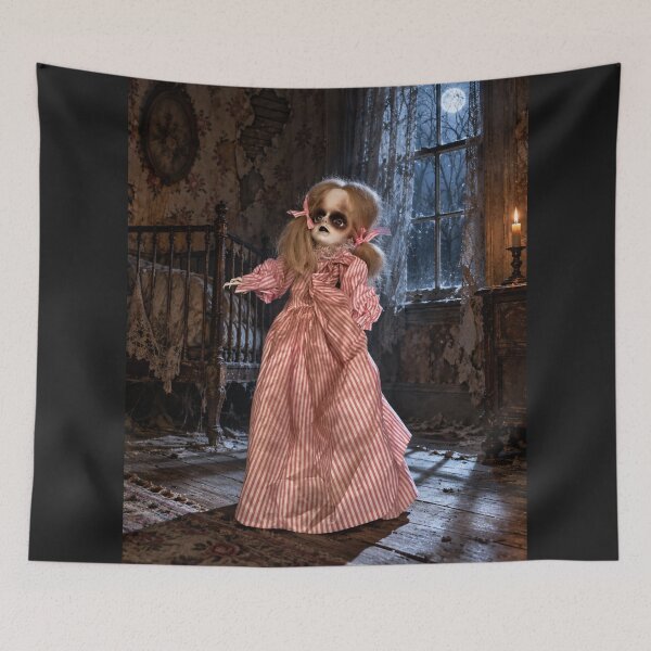 Item preview, The Doll in the Moonlit Nursery designed and sold by Kimberly Palmer.