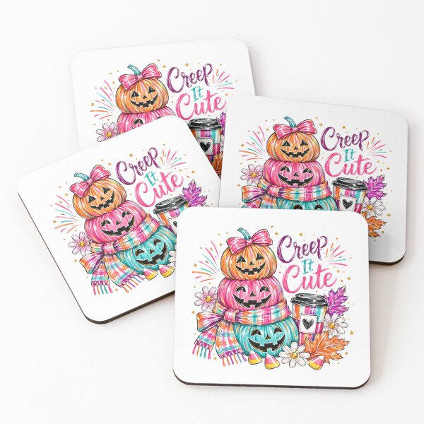 Item preview, Creep It Cute Colorful Pumpkin Halloween designed and sold by CleanDecor.