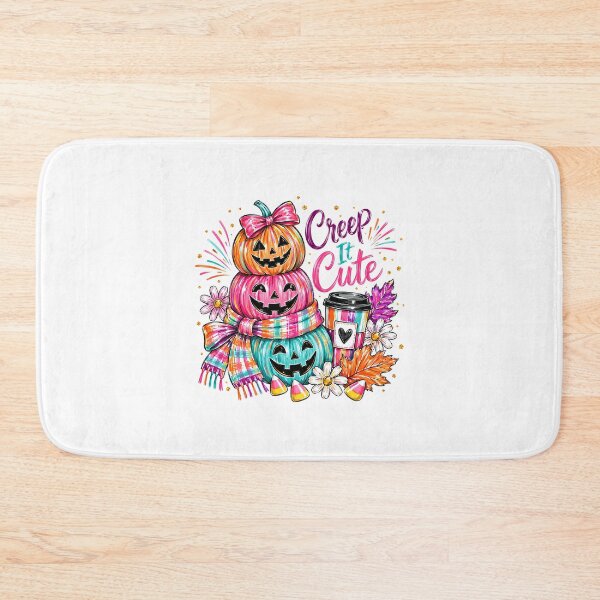 Item preview, Creep It Cute Colorful Pumpkin Halloween designed and sold by CleanDecor.