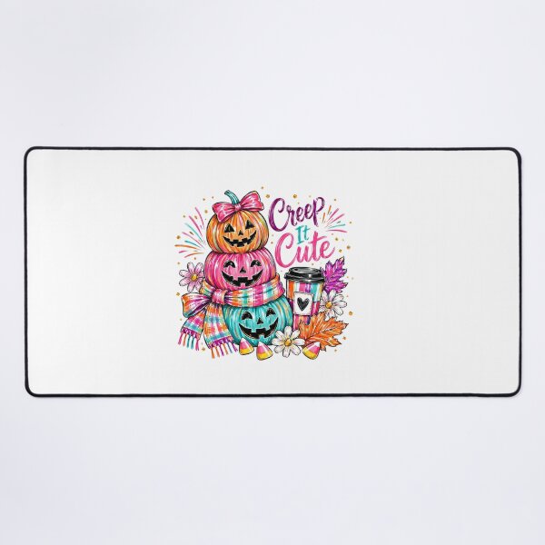 Item preview, Creep It Cute Colorful Pumpkin Halloween designed and sold by CleanDecor.