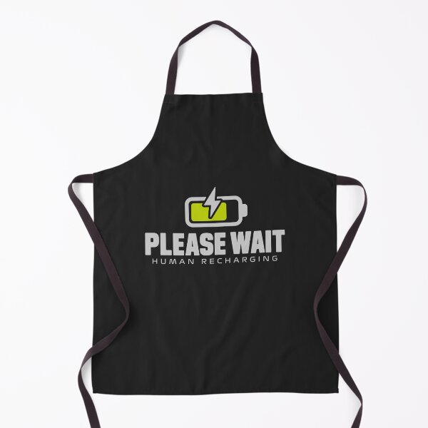 Item preview, Human Recharging Funny – Please Wait Battery Humor designed and sold by therockstuff.