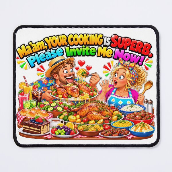 Item preview, Please Invite Me Now. Food Humor designed and sold by New Wave Artworks & Odds &Ends.