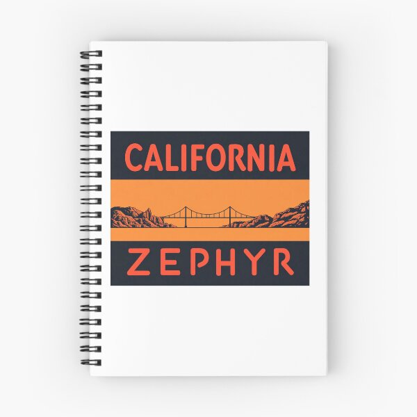 Item preview, California Zephyr Neon Drumhead designed and sold by Trains-and-Rail.
