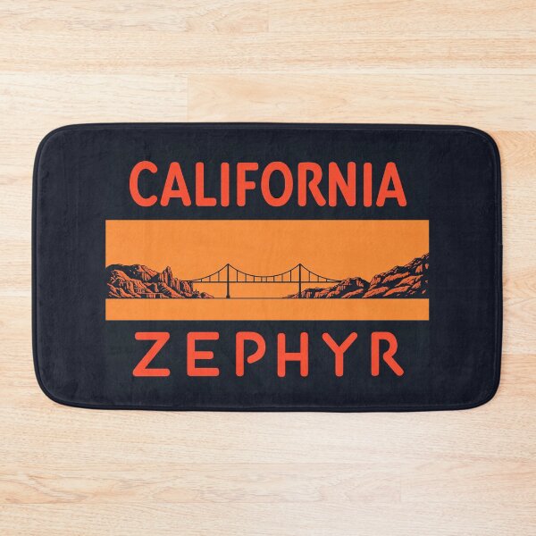 Item preview, California Zephyr Neon Drumhead designed and sold by Trains-and-Rail.