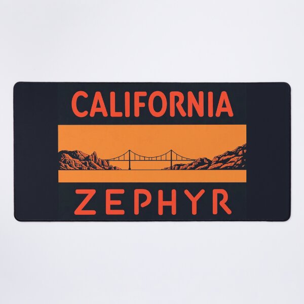 Item preview, California Zephyr Neon Drumhead designed and sold by Trains-and-Rail.