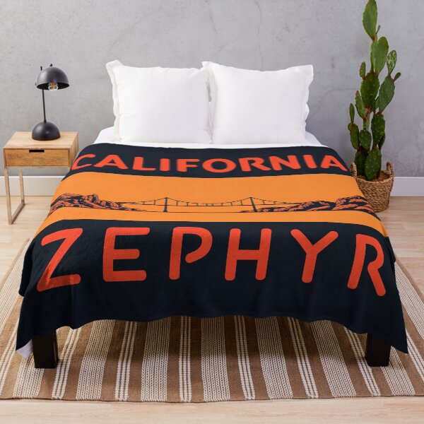 Item preview, California Zephyr Neon Drumhead designed and sold by Trains-and-Rail.