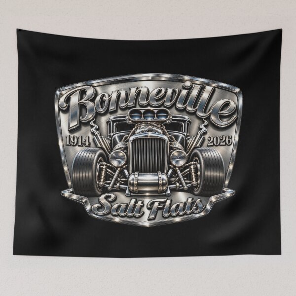Item preview, Bonneville Salt Flats 1914–2026 – Chrome Hot Rod Racing designed and sold by artistwill.