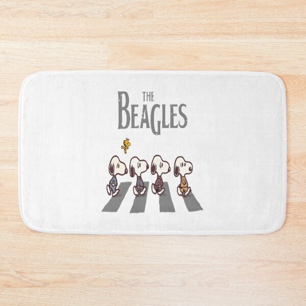 Item preview, Snoopy Walking Abbey Road Inspired Peanuts Beatles Homage Design designed and sold by DylanB15.