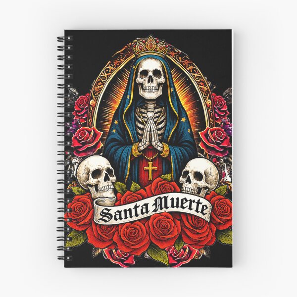 Item preview, Santa Muerte Mexican Floral Saint Death designed and sold by HechoEnAztlan.