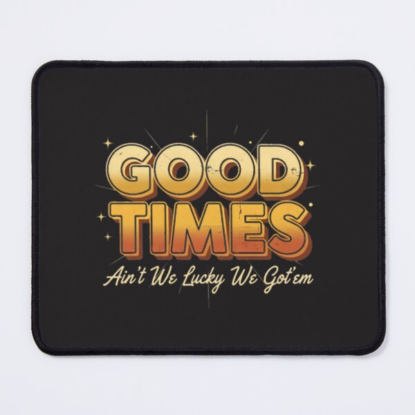 Item preview, Good Times Retro Vintage Style Graphic Design for Fun and Positive Vibes designed and sold by DaciaDraws.